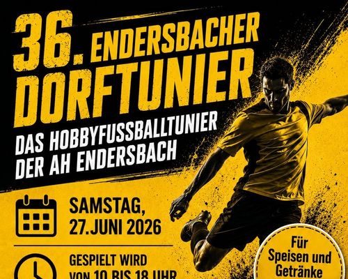36. Endersbacher Dorfturnier 2026
