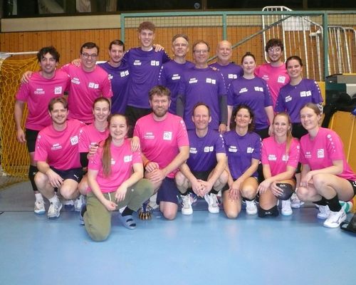 Mannschaftsfoto "Flymingos" und "SG Weinstadt"