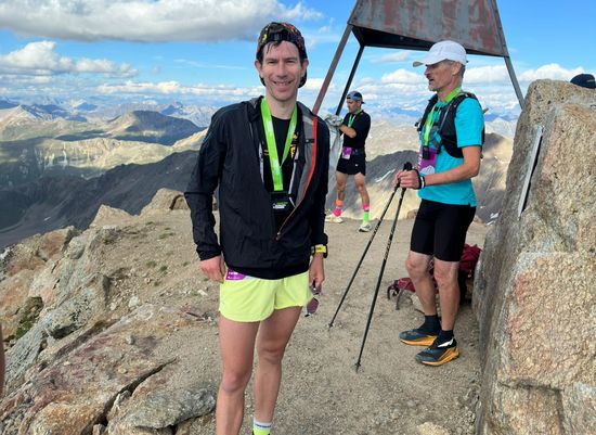 Patrick Brous beim Bernina Ultraks in den Schweizer Alpen
