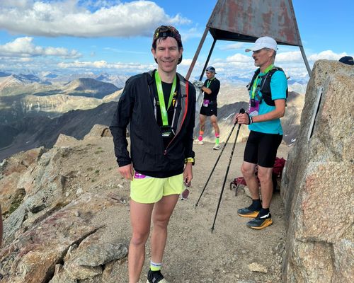 Patrick Brous beim Bernina Ultraks in den Schweizer Alpen