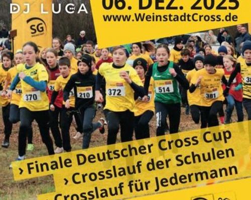 10 Jahre WeinstadtCross – Jubiläumslauf am 6. Dezember 2025