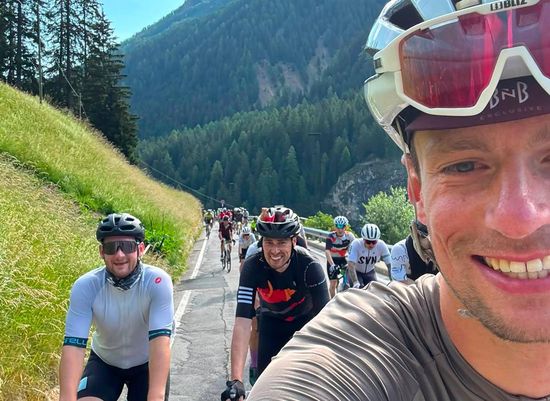 SG Weinstadt beim Dreiländergiro in Nauders