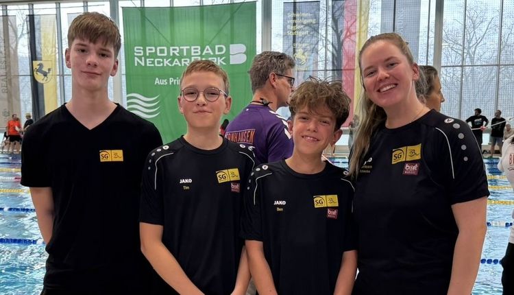Gelungener Saisonauftakt für die SG Weinstadt beim Feuerbacher Herbstschwimmen