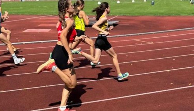 TOP-Zeiten und Weiten der Weinstädter U16 Nachwuchs Athletinnen bei den WLV-Finals