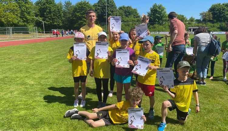 Erfolgreicher SGW-Nachwuchs bei der LA-Team-Liga Teil 1 in Urbach